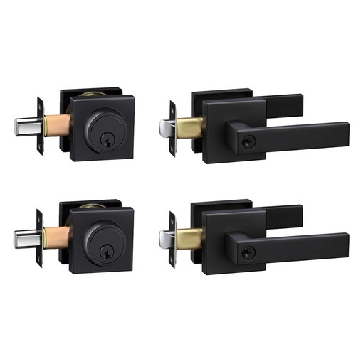 Front door lock - front,