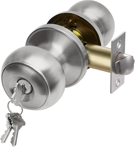 Keyed entry door knob - door,