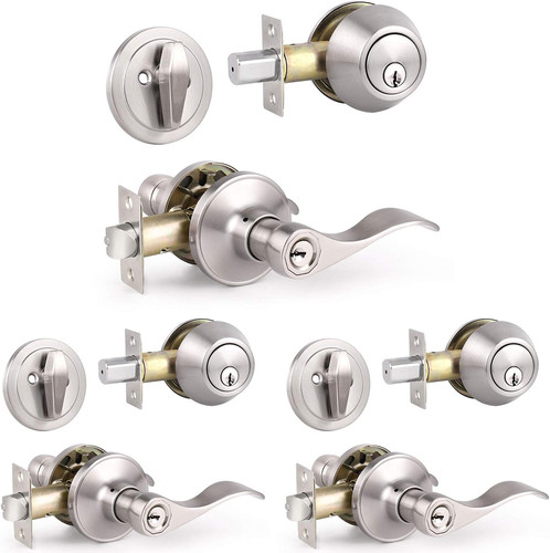 Set keyed alike - 3, knob